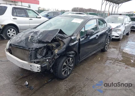 2013 Honda Civic Ex z USA, uszkodzony, nr VIN 2HGFB2F87DH533043